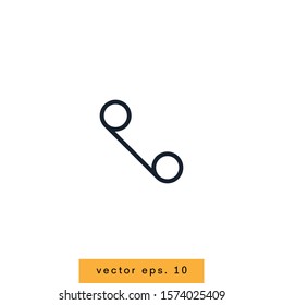 Telephone Icon Logo Vector Design Template