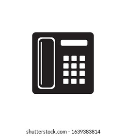 telephone icon logo vector design