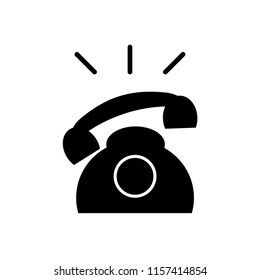 telephone icon logo vector template editable stroke