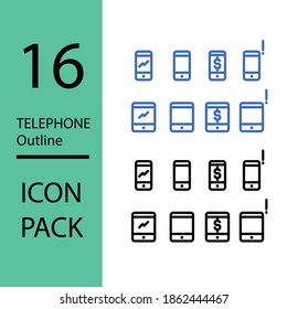 Paquete iconos teléfono 