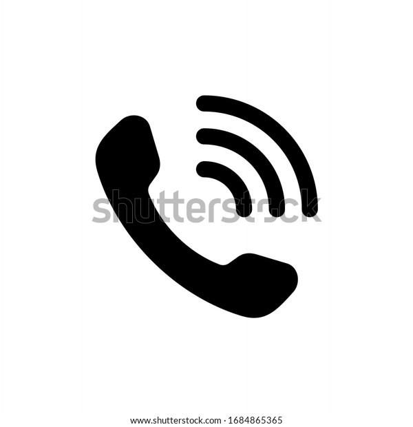 Telephone Icon Phone Symbol Call Icon Stock Vector (Royalty Free ...