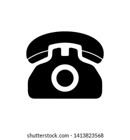 Telephone icon. Phone icon vector. Call icon vector.
