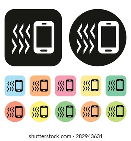 Telephone icon. Phone icon. vector