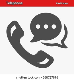 Telephone Icon. Professional, pixel perfect icons optimized for both large and small resolutions. EPS 8 format.