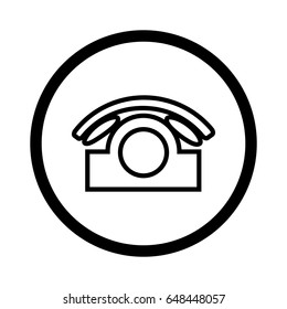 Telephone Icon. Professional, pixel perfect icons optimized for both large and small resolutions.