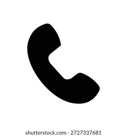 Telephone icon representing communication call contact and customer support