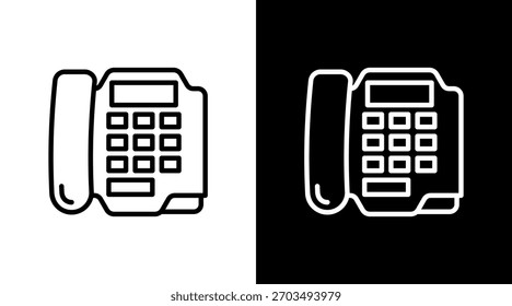 Telefon mit Symbolsatz