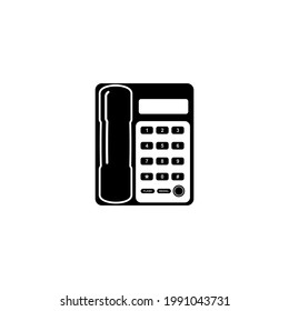 conjunto de iconos de teléfono, símbolo vectorial de icono de teléfono antiguo