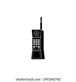 telephone icon set, old telephone icon vector sign symbol