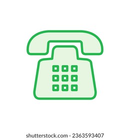 Telephone icon set. phone icon vector.