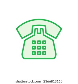 Telephone icon set. phone icon vector.
