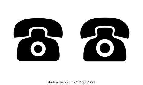 Conjunto de iconos de teléfono. Vector de iconos de teléfono.