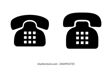 Conjunto de iconos de teléfono. Vector de iconos de teléfono.