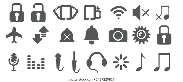 Telephone icon set vector illustration