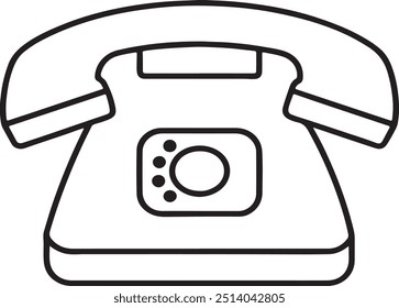 A Telephone icon shealioti illustration 