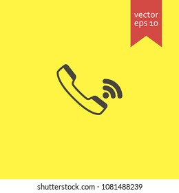 telephone. telephone icon. sign design. Vector EPS 10