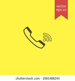 telephone. telephone icon. sign design. Vector EPS 10