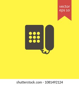 telephone. telephone icon. sign design. Vector EPS 10