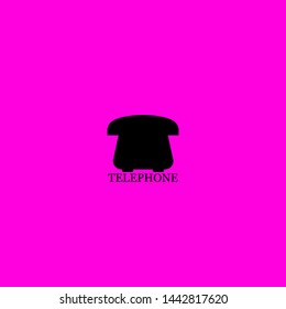 telephone icon sign signifier vector