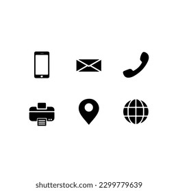 Telephone icon, Simple contact us icons set. Universal contact us icons to use for web and mobile UI, set of basic contact us elements. Web communication icon set