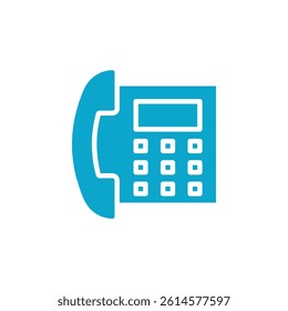 telephone icon Simple thin line stroke vector