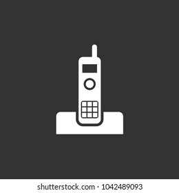 Telephone icon, stock vector, eps10.