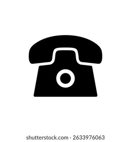 Telephone icon symbol for apps and websites. phone sign and symbol