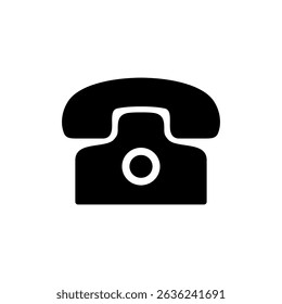 Símbolo de ícone de telefone para aplicativos e sites. sinal e símbolo de telefone
