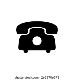 Telephone icon symbol for apps and websites. phone sign and symbol