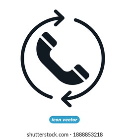 Telephone icon template color editable. Phone symbol vector illustration for graphic and web design.