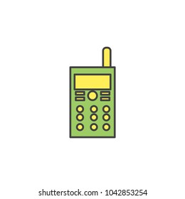 telephone icon vector