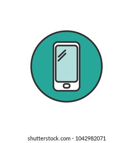 telephone icon vector