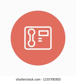 telephone icon vector