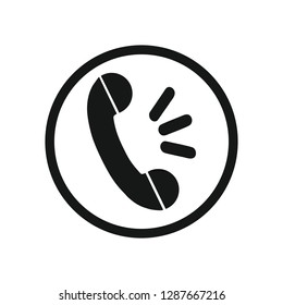 telephone icon vector