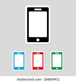  telephone icon - vector