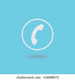 telephone icon vector