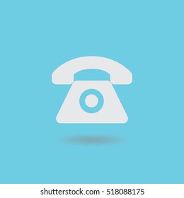 telephone icon vector