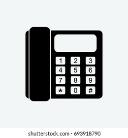 telephone icon vector