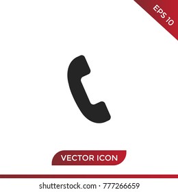 Telephone icon vector.