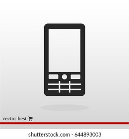 telephone icon, vector best flat icon, EPS