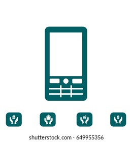 telephone icon, vector best flat icon, EPS