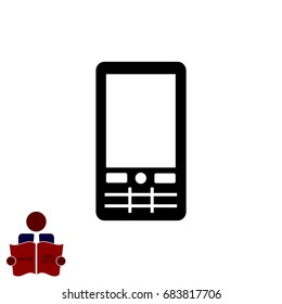 telephone icon, vector best flat icon, EPS