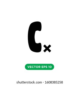telephone icon vector concept design template