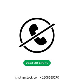 telephone icon vector concept design template