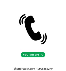 telephone icon vector concept design template