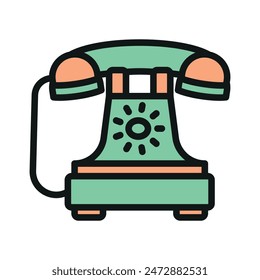 Icono del teléfono Plantillas de diseño de Vector simples y modernas