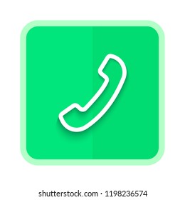 telephone icon. vector illustration