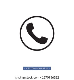 telephone icon vector illustration