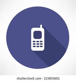 Telephone icon. Vector illustration.