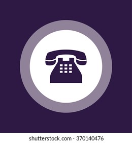 Telephone icon . Vector illustration